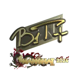 Sticker | b1t (Gold) | Shanghai 2024