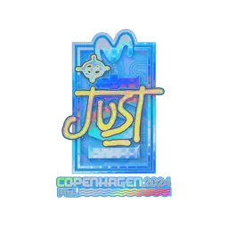 Sticker | JUST (Holo) | Copenhagen 2024