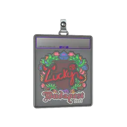 Sticker Slab | Lucky (Embroidered) | Budapest 2025