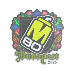 Sticker | M80 (Embroidered) | Budapest 2025