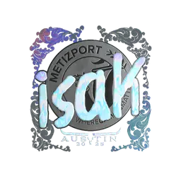 Sticker | isak (Holo) | Austin 2025