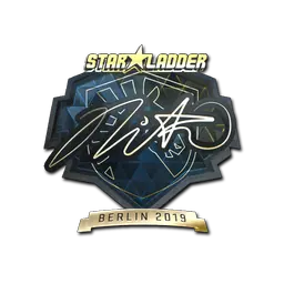 Sticker | nitr0 (Gold) | Berlin 2019