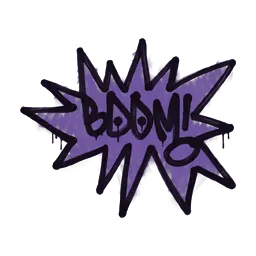 Sealed Graffiti | BOOM (Monster Purple)