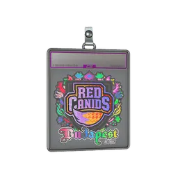 Sticker Slab | RED Canids (Holo) | Budapest 2025