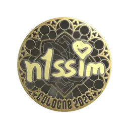 Sticker | n1ssim (Gold) | Cologne 2026