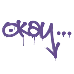 Sealed Graffiti | Okay (Monster Purple)