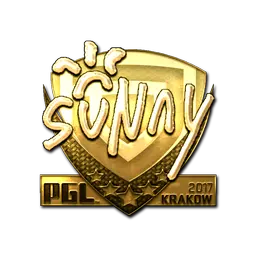 Sticker | suNny (Gold) | Krakow 2017