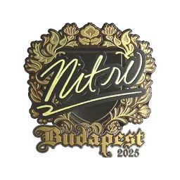 Sticker | nitr0 (Gold) | Budapest 2025
