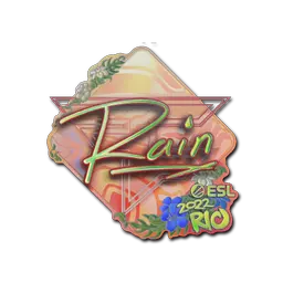 Sticker | rain (Holo) | Rio 2022