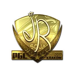 Sticker | jR (Gold) | Krakow 2017