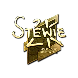 Sticker | Stewie2K (Gold) | Boston 2018