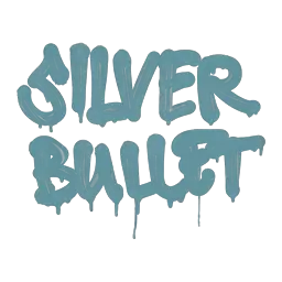 Sealed Graffiti | Silver Bullet (Wire Blue)