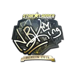 Sticker | NBK- (Gold) | Berlin 2019
