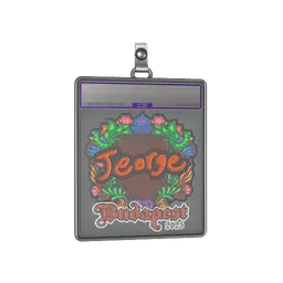 Sticker Slab | jeorge (Embroidered) | Budapest 2025