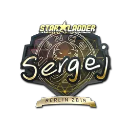 Sticker | sergej (Gold) | Berlin 2019