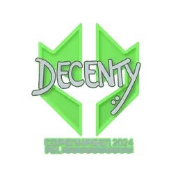 Sticker | decenty | Copenhagen 2024