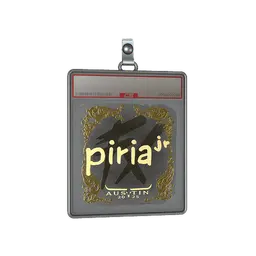 Sticker Slab | piriajr (Gold) | Austin 2025