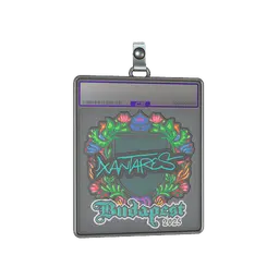 Sticker Slab | XANTARES (Embroidered) | Budapest 2025