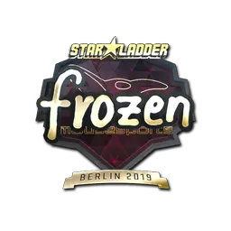 Sticker | frozen (Gold) | Berlin 2019