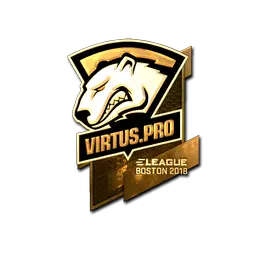 Sticker | Virtus.Pro (Gold) | Boston 2018