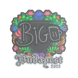 Sticker | biguzera (Embroidered) | Budapest 2025