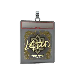 Sticker Slab | latto (Gold) | Austin 2025