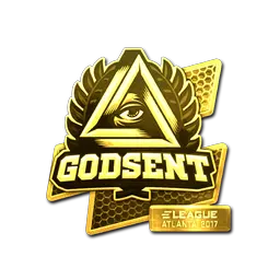 Sticker | GODSENT (Gold) | Atlanta 2017