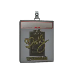 Sticker Slab | dav1g (Gold) | Copenhagen 2024