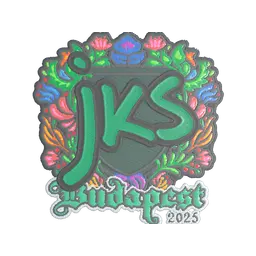 Sticker | jks (Embroidered) | Budapest 2025