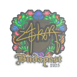 Sticker | z4KR (Embroidered) | Budapest 2025