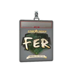 Sticker Slab | fer (Gold) | Berlin 2019