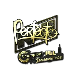 Sticker | Perfecto (Gold) | Stockholm 2021
