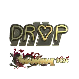 Sticker | drop (Gold) | Shanghai 2024