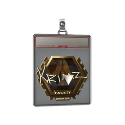 Sticker Slab | KRIMZ (Gold) | London 2018