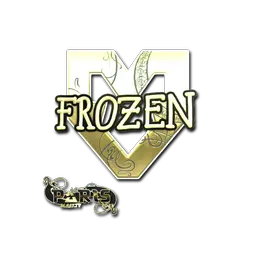 Sticker | frozen (Gold) | Paris 2023