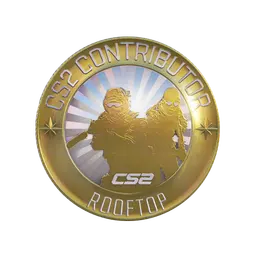 Rooftop Map Coin