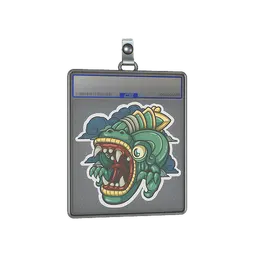 Sticker Slab | Baby Fire Serpent