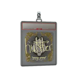 Sticker Slab | huNter- (Gold) | Austin 2025