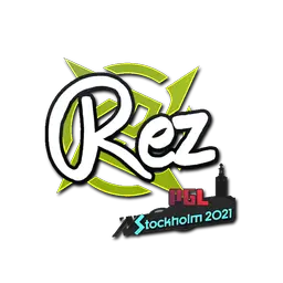 Sticker | REZ | Stockholm 2021