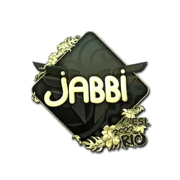 Sticker | jabbi (Gold) | Rio 2022