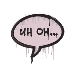 Sealed Graffiti | Uh Oh (War Pig Pink)