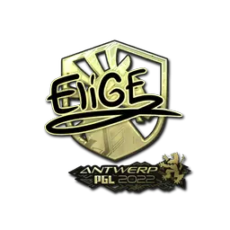 Sticker | EliGE (Gold) | Antwerp 2022