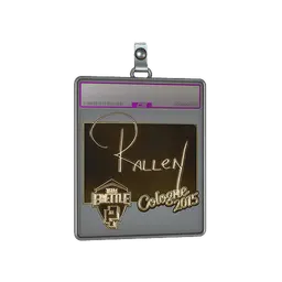 Sticker Slab | rallen (Gold) | Cologne 2015