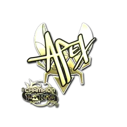 Sticker | apEX (Gold, Champion) | Paris 2023