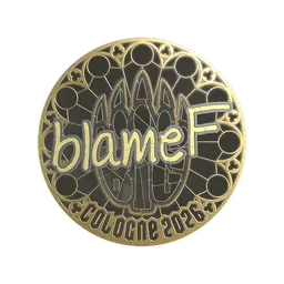 Sticker | blameF (Gold) | Cologne 2026