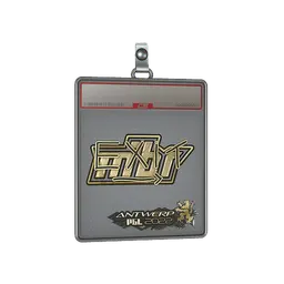 Sticker Slab | exit (Gold) | Antwerp 2022