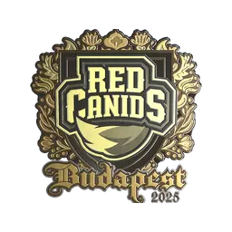 Sticker | RED Canids (Gold) | Budapest 2025