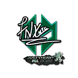 Sticker | fnx (Glitter) | Antwerp 2022