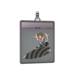 Sticker Slab | Hypnotic Surf K (Foil)