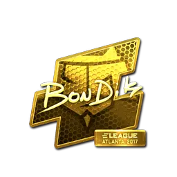 Sticker | bondik (Gold) | Atlanta 2017